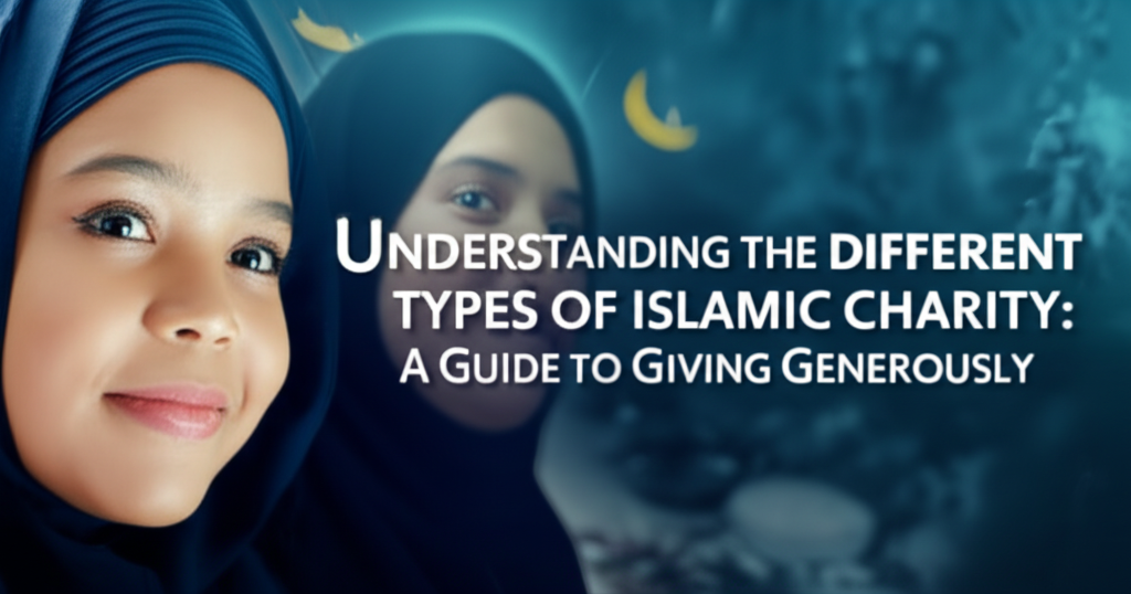 AI generated thumbnail for: Understanding the Different Types of Islamic Charity: A Guide to Giving Generously