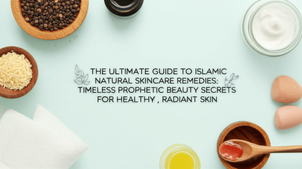 AI generated thumbnail for: The Ultimate Guide to Islamic Natural Skincare Remedies: Timeless Prophetic Beauty Secrets for Healthy, Radiant Skin